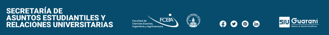 Secretaría de Asuntos Estudiantiles y Relaciones Universitarias  FCEIA